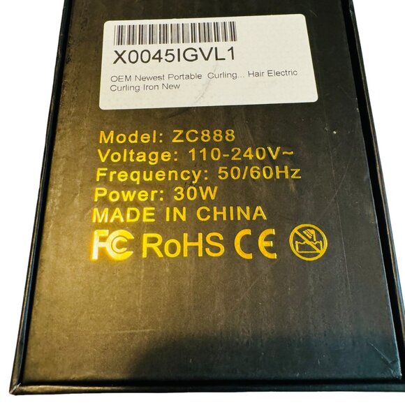 Automatic Curling Iron, Curler Rose Type Spiral Curling, Long Lasting - Picture 2 of 6